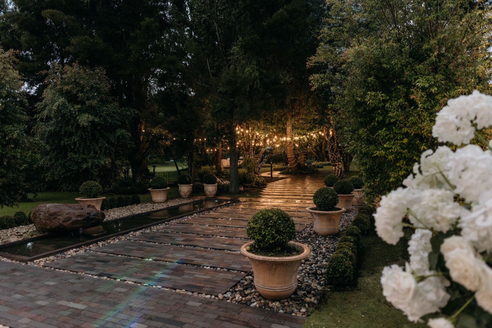 Villa Pietra al atardecer
