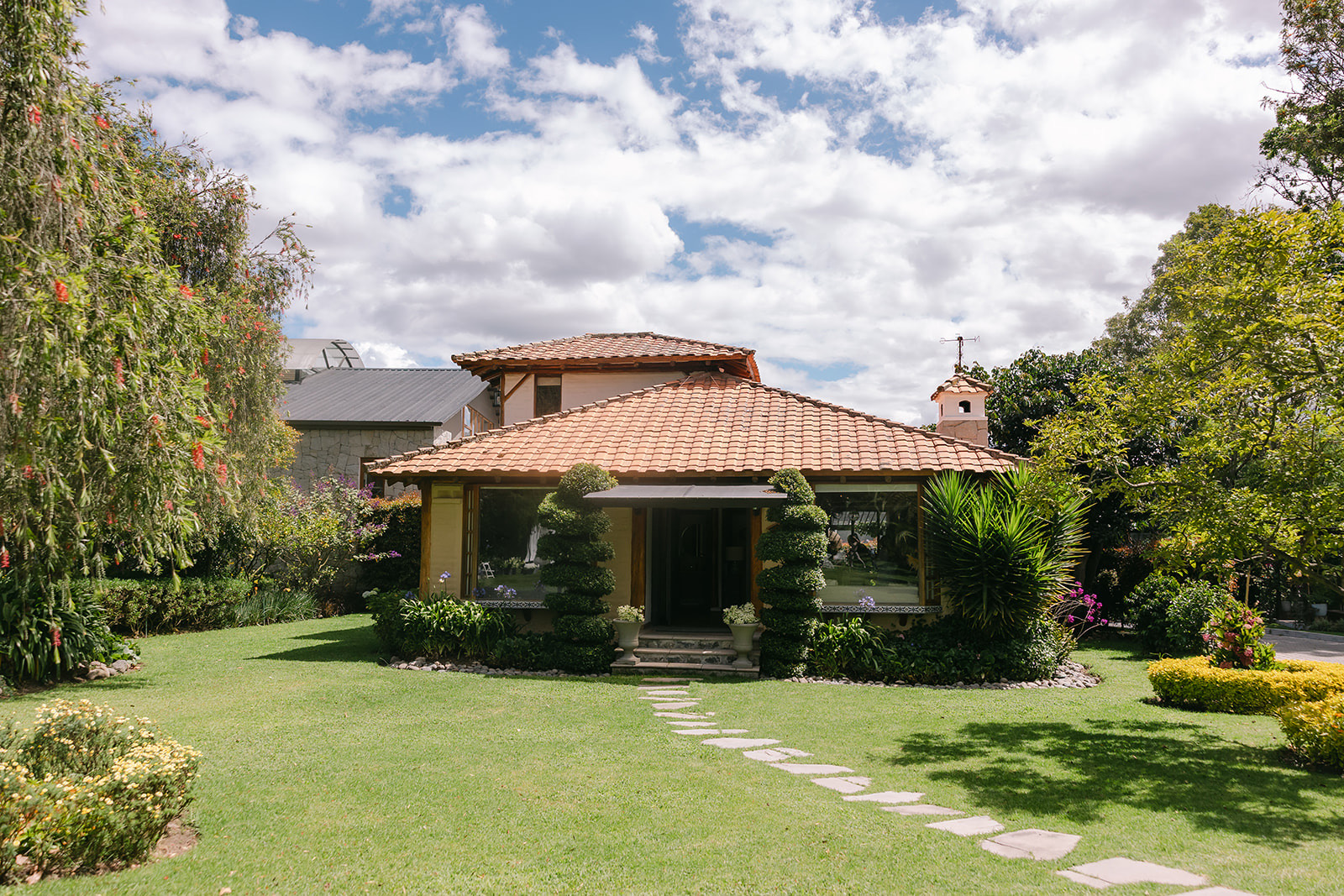 Fachada principal de Villa Pietra