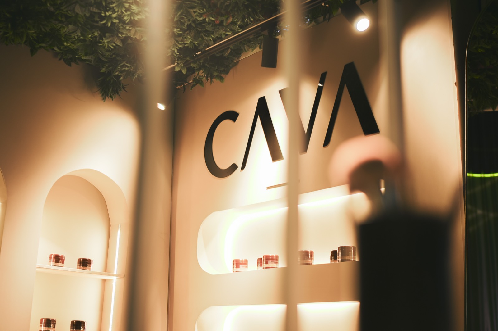 Branding iluminado de marca auspiciante