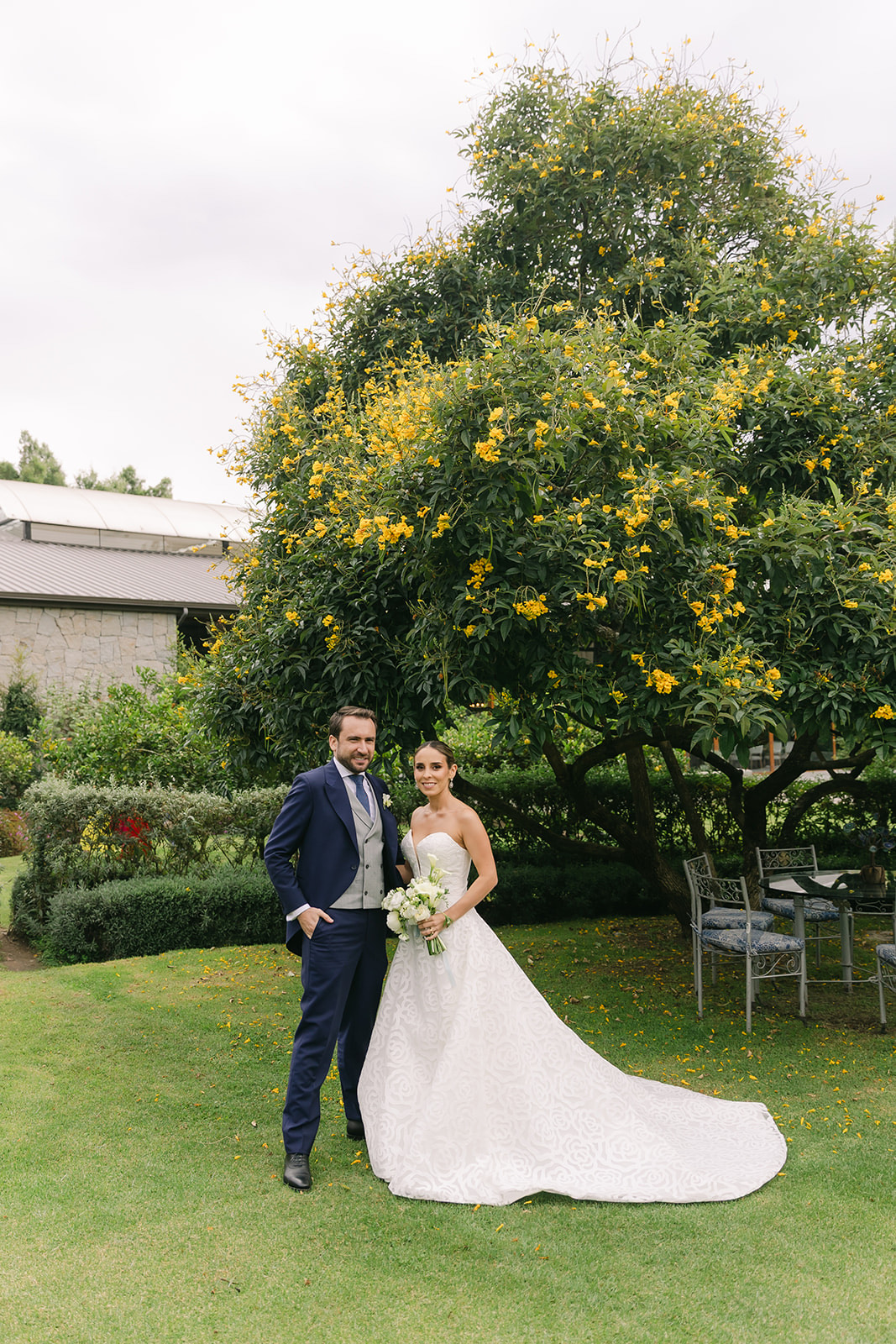 Retrato de novia en Villa Pietra