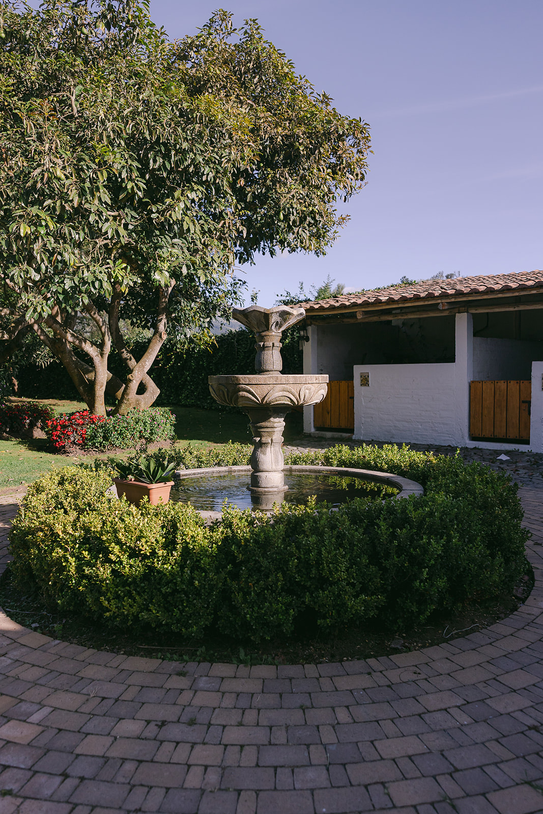 Jardín y fuente de Villa Pietra