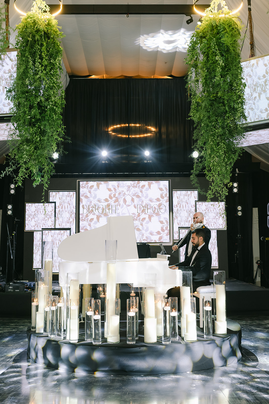 Piano en vivo durante la recepción de boda